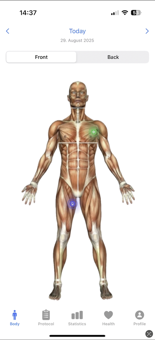 Body Treatment Interface